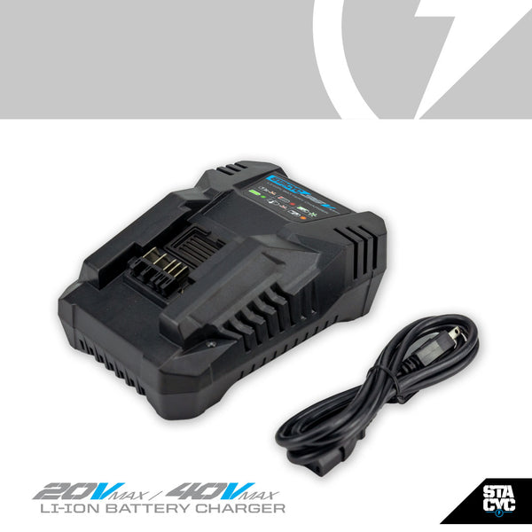 36V/40V MAX Battery Fast Charger Replacement for Black and Decker