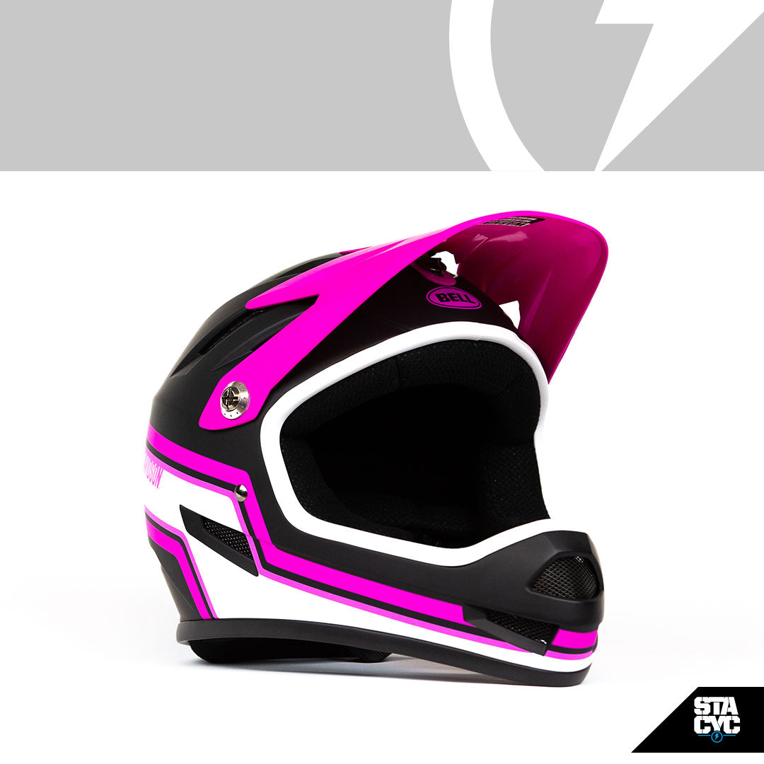 H-D SANCTION HELMET BLK/PNK SM – STACYC