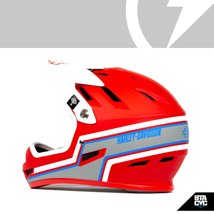 H-D SANCTION HELMET RED SM
