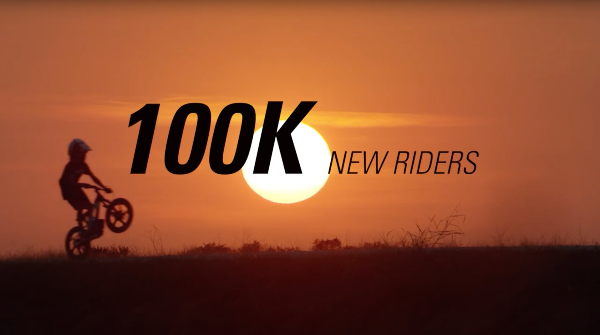 100K New Riders!