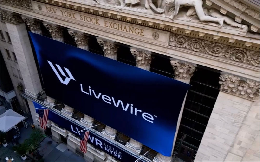 LiveWire Becomes The First Publicly Listed Electric Motorcycle Company