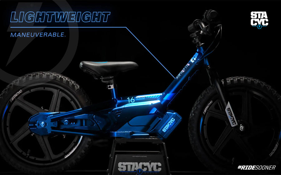 STACYC Electric Stability Cycles - Electric Balance e-Bikes for Kids