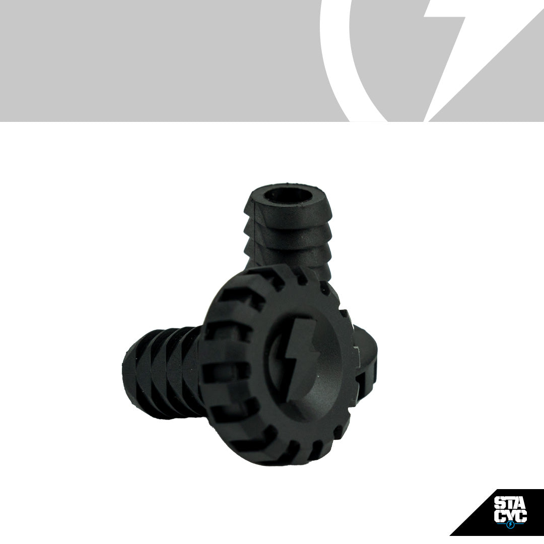 BAR ENDS - 19mm BLACK