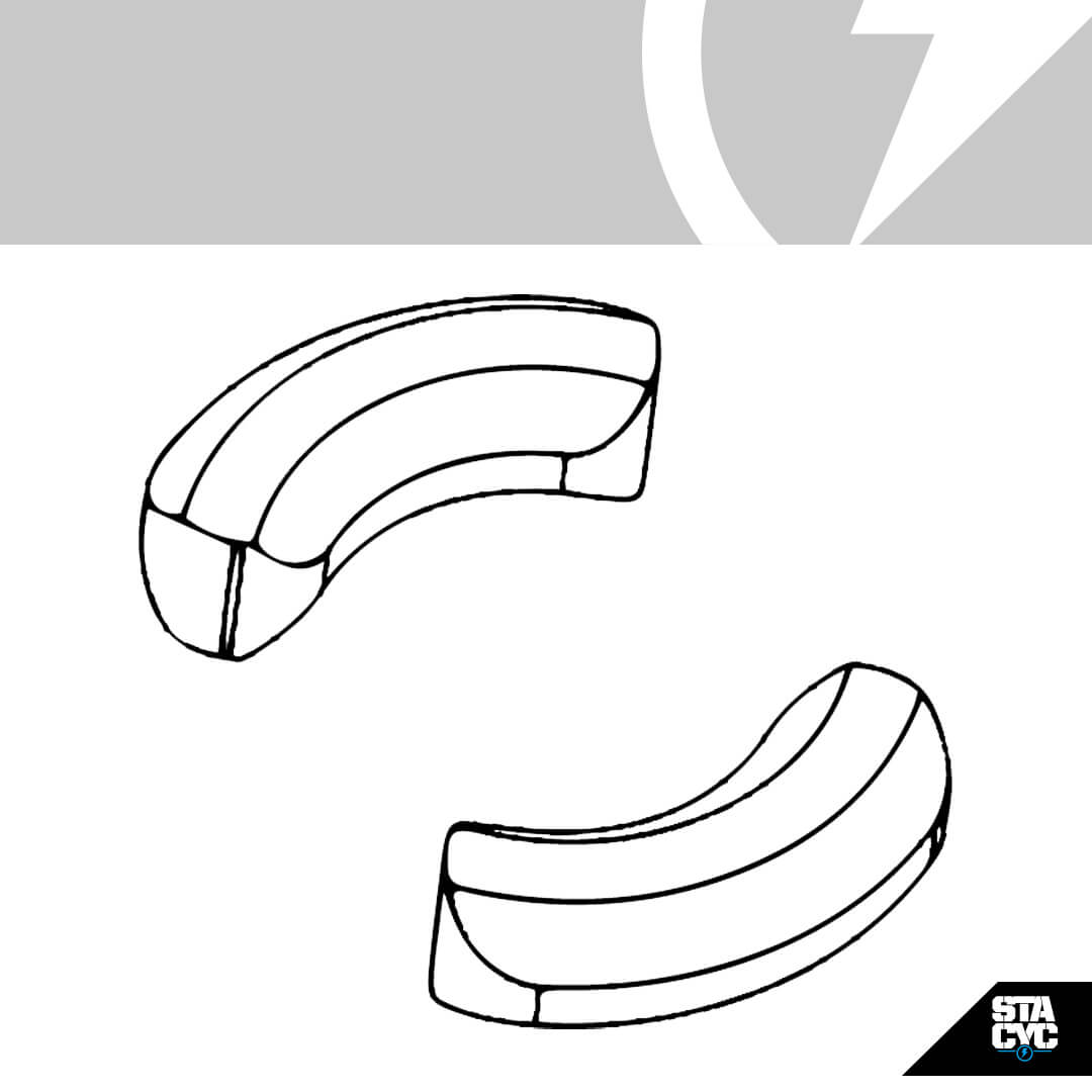 STACYC REPLACEMENT CUSH DRIVE ELASTOMER SET - 18/20EDRIVE