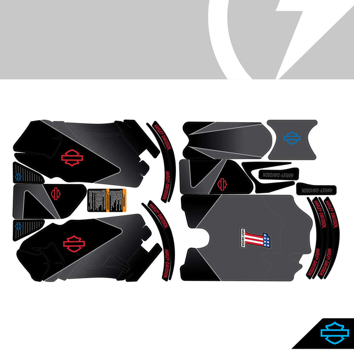 H-D IRONe #1 Graphic Kit - Gray