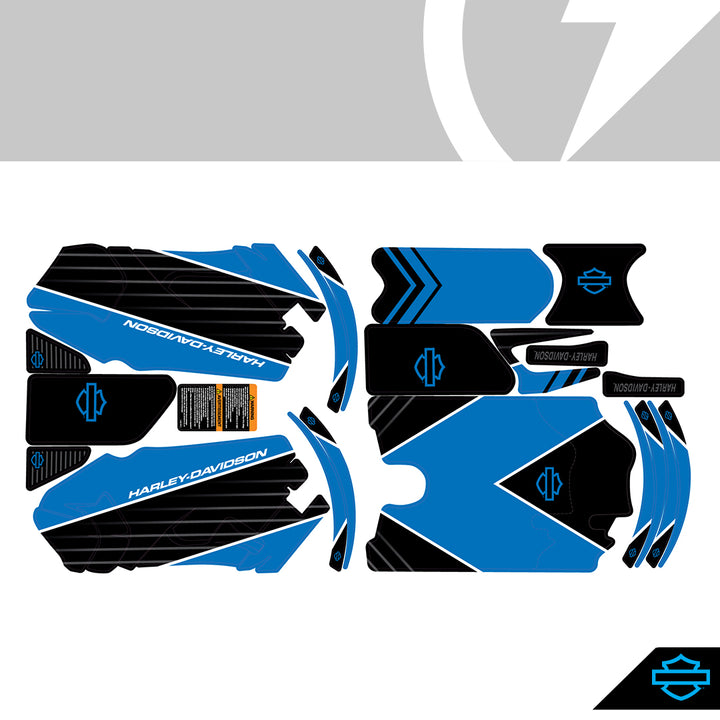 H-D IRONe Revelation Graphic Kit - Blue