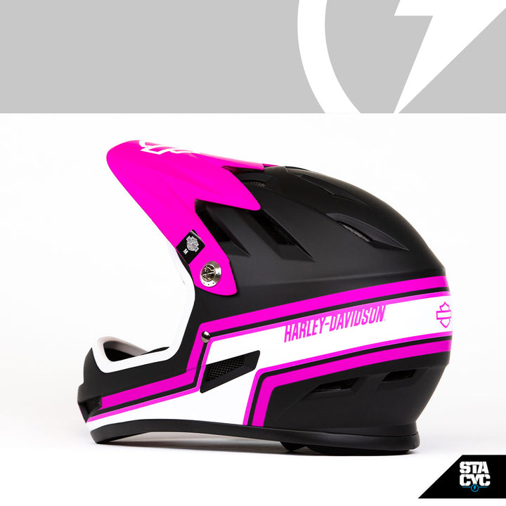 H-D SANCTION HELMET BLK/PNK MD