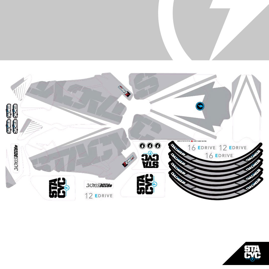GRAPHICS KIT - ELECTRIFY WHITE