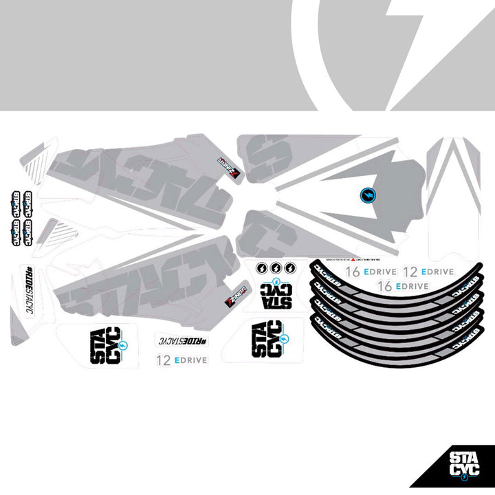 GRAPHICS KIT - ELECTRIFY WHITE