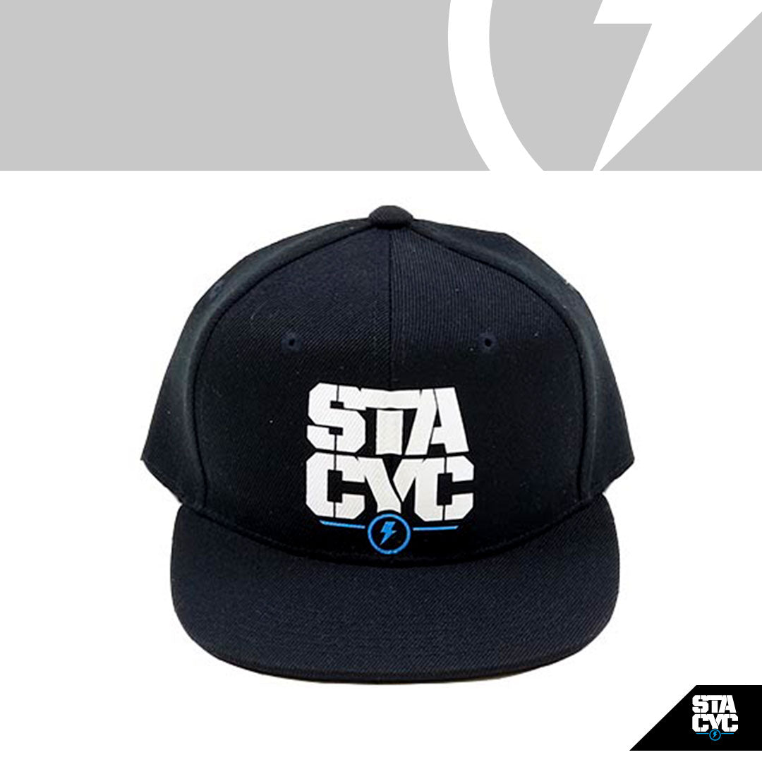 KIDS SNAP BACK HAT - BLACK