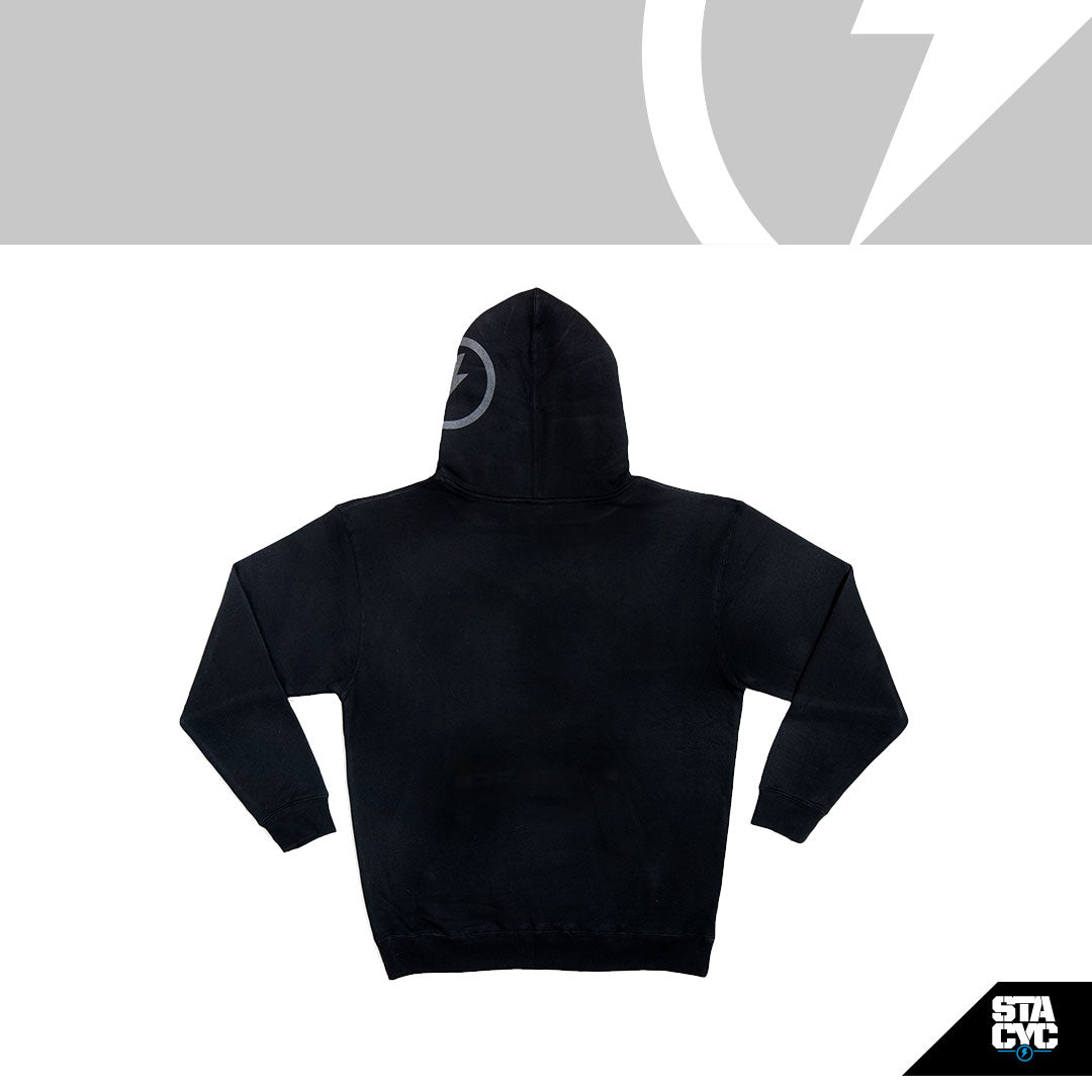 KIDS PULL OVER HOODIE - BLACK