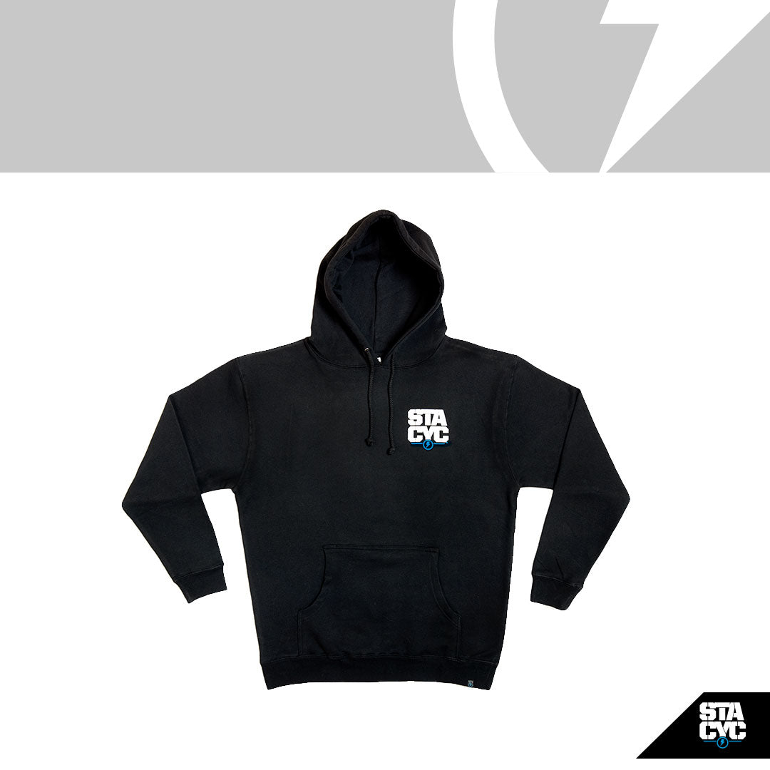KIDS PULL OVER HOODIE - BLACK