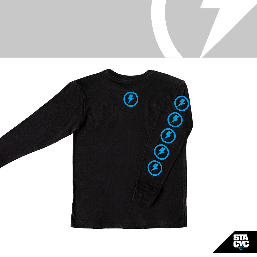 KIDS LONG SLEEVE TEE - BLACK