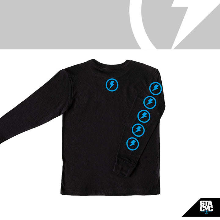 KIDS LONG SLEEVE TEE - BLACK