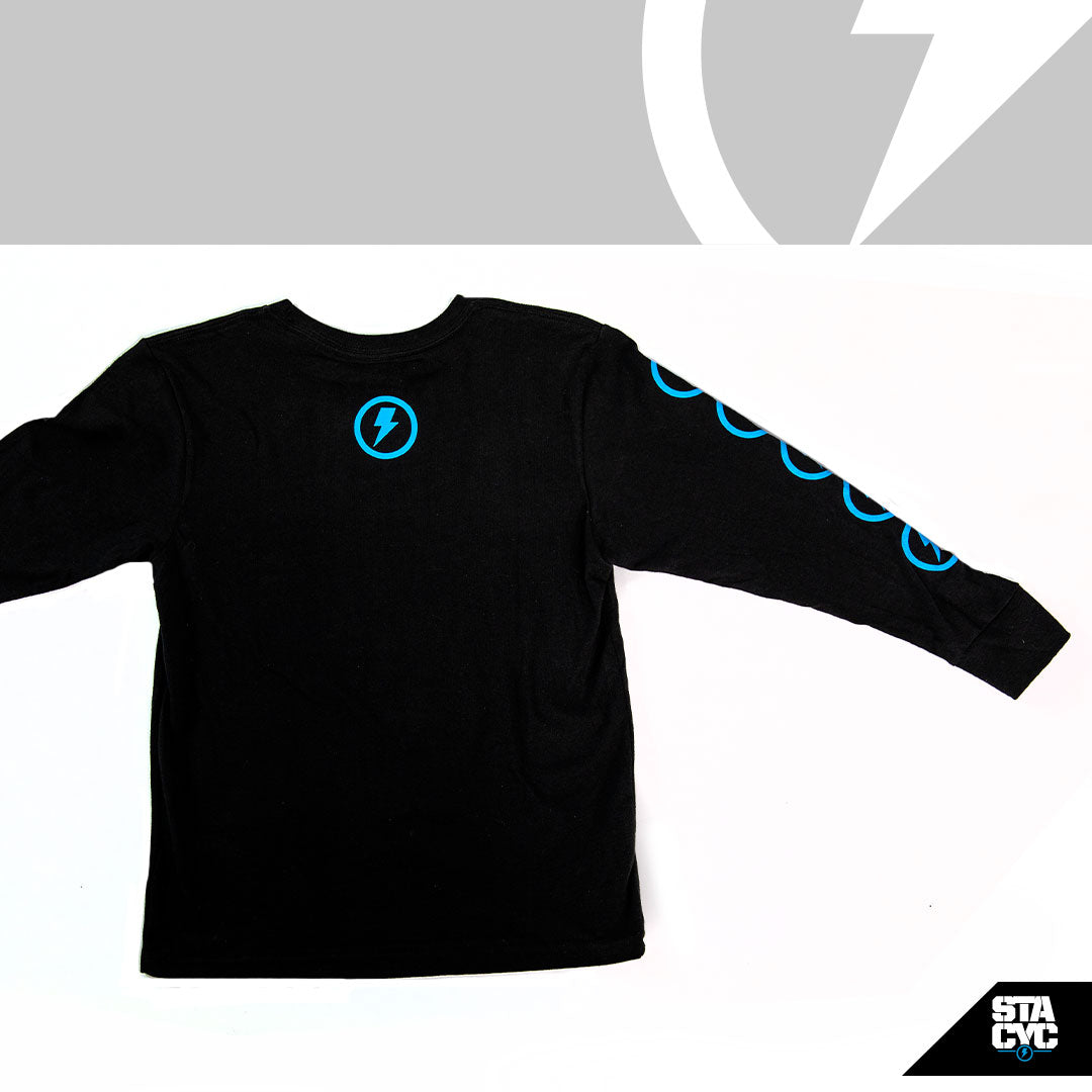 KIDS LONG SLEEVE TEE - BLACK