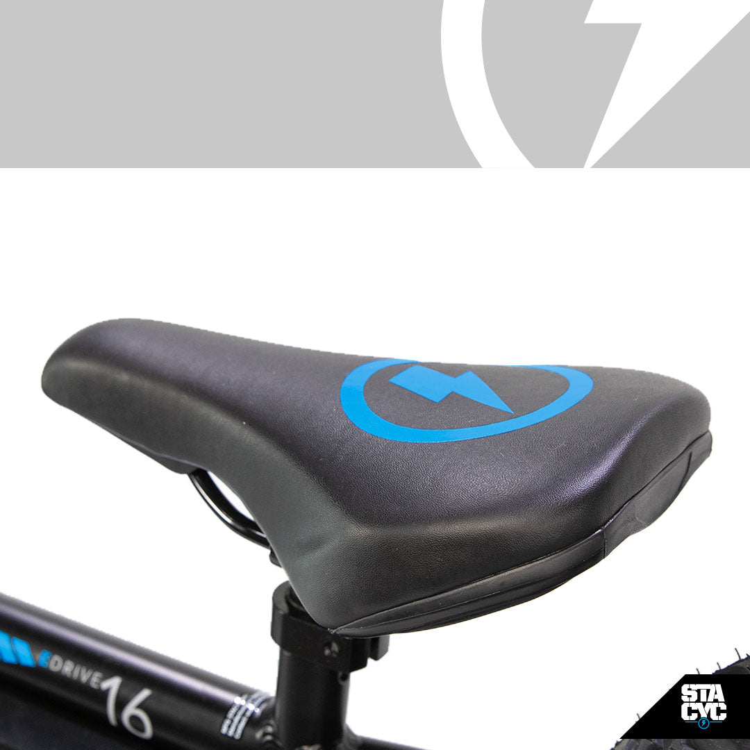 BOLT LOGO SADDLE - CYAN