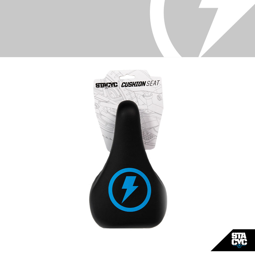 BOLT LOGO SADDLE - CYAN